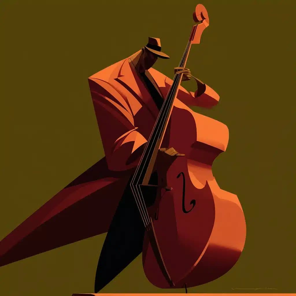 Animated Jazz Musician Poster