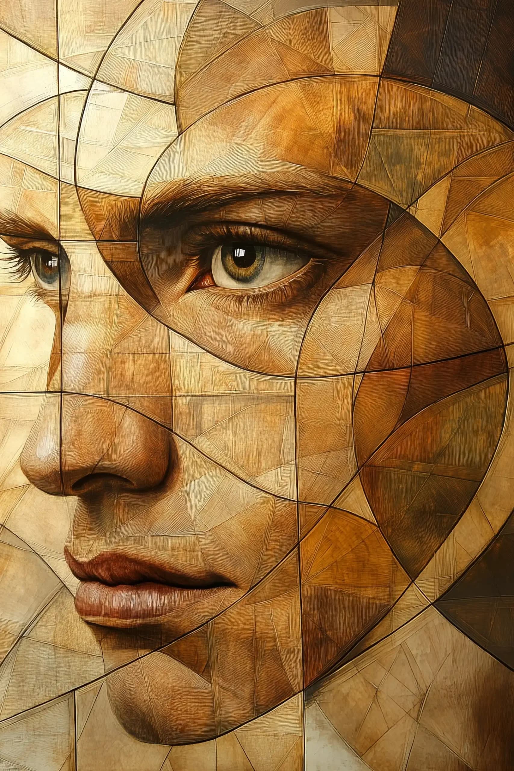Golden Ratio Composition Art