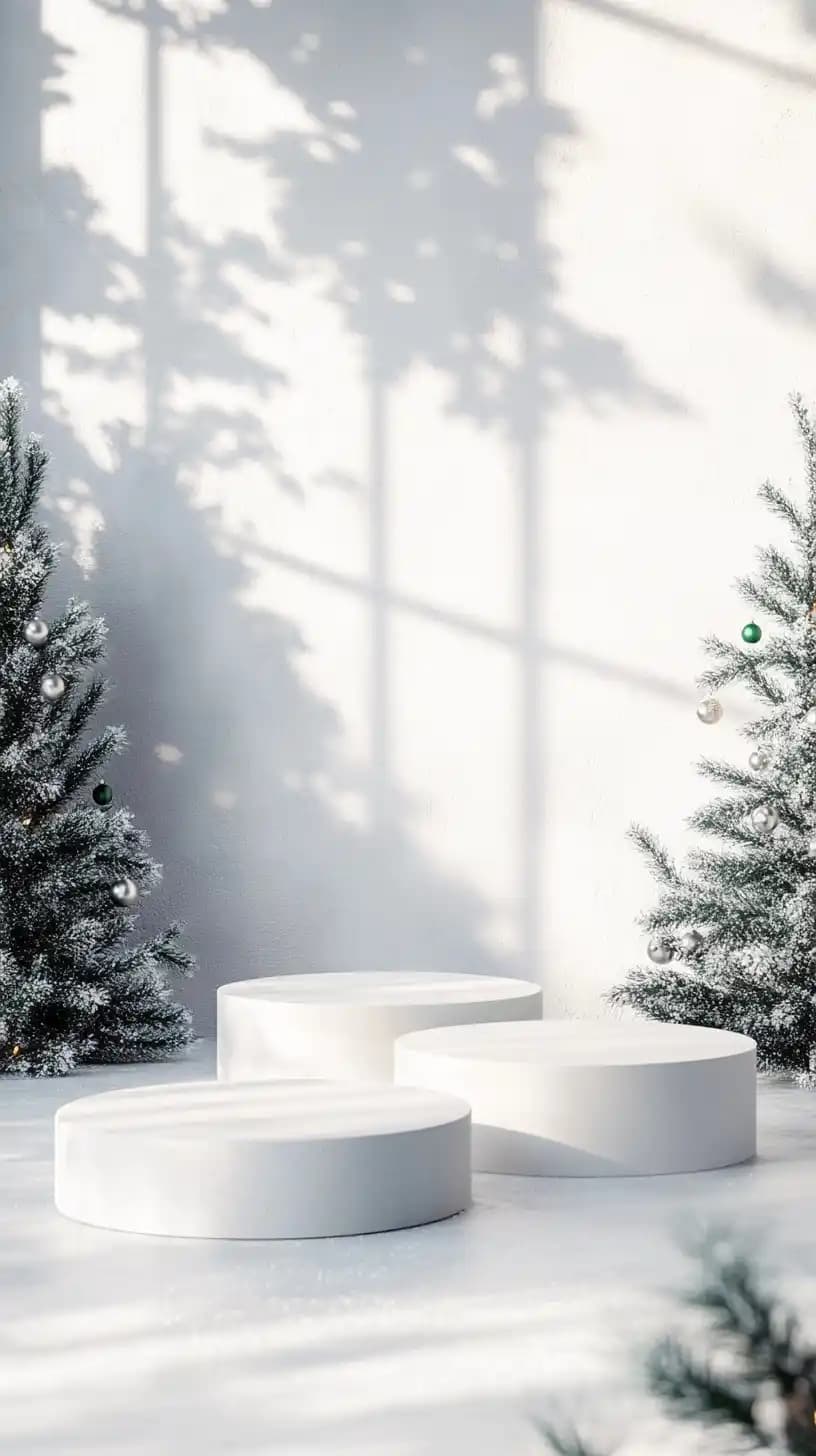 Photorealistic Holiday Podiums