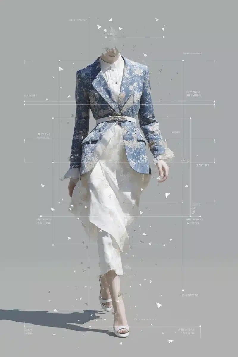 Technical Fashion Design Blueprint